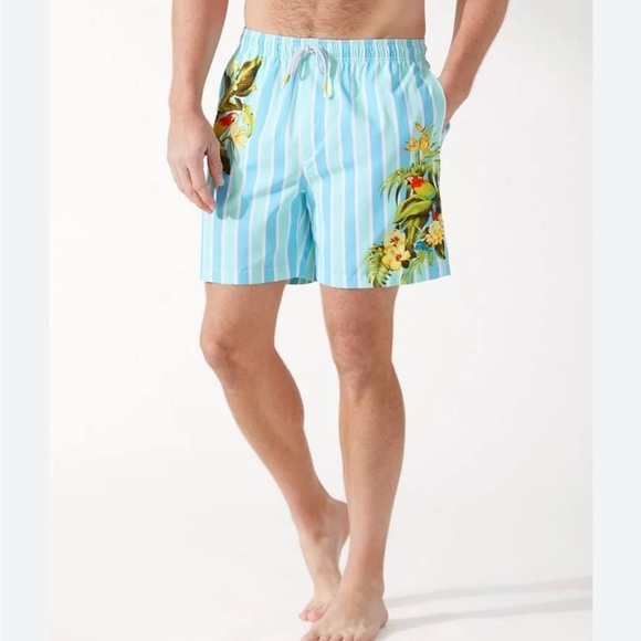 Tommy Bahama Naples Havana Cabana Swim Trunks - Picture 1 of 9